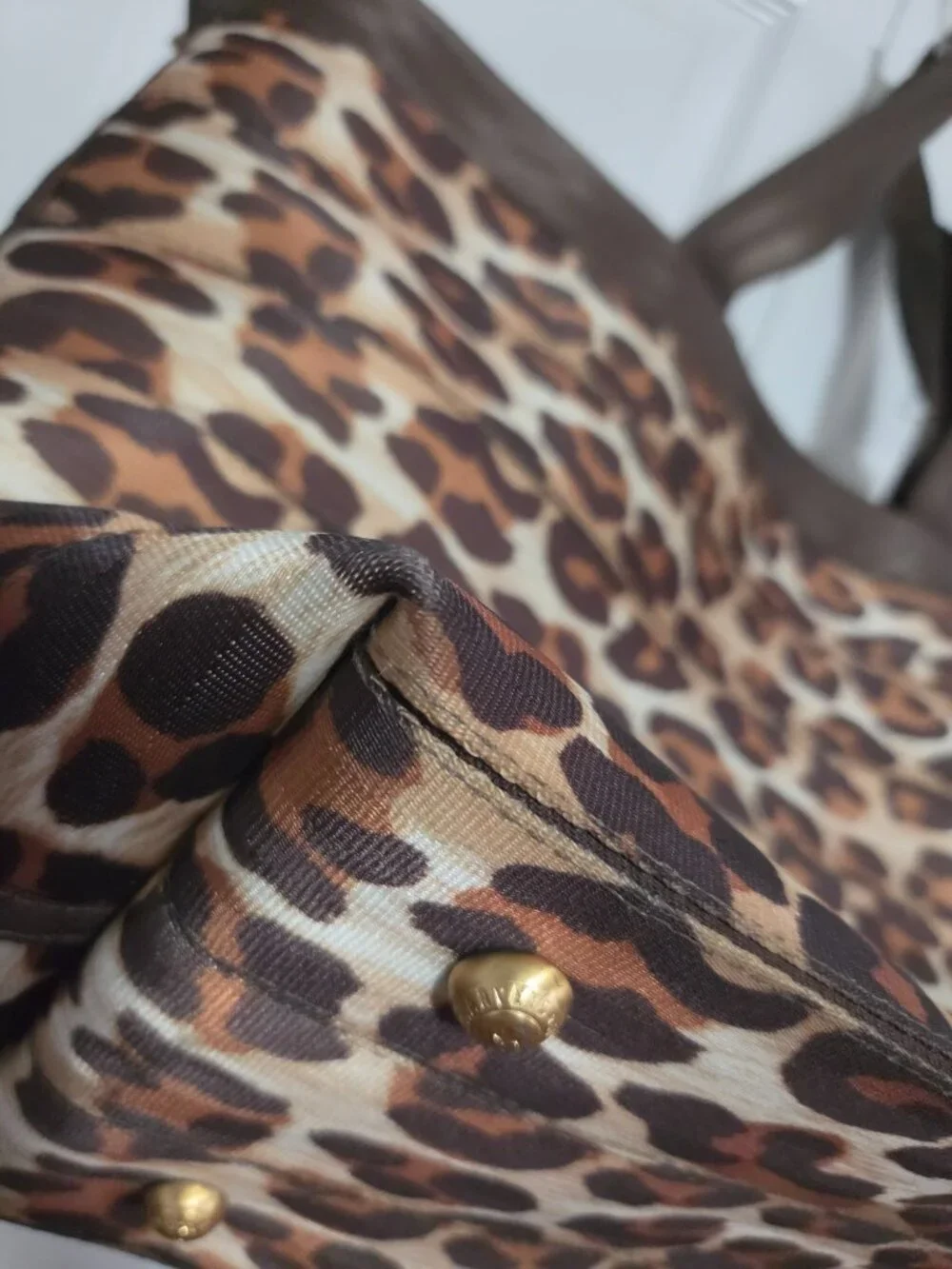 Harveys Seatbelt Leopard Print Large Boat Tote Bag